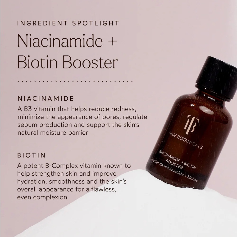True Botanicals Niacinamide + Biotin Booster .49oz - Picture 3 of 3